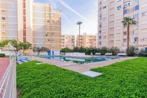 Pool - Penthouse with terrace and sea views (La Pobla de Farnals)