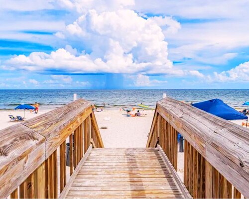50 Steps To Beach, Heated Pool, Hot Tub, Gulf View, Dog Friendly, Lost Dunes 4BR