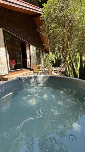 Terrace/patio - hotel salto del carileufu (Pucon)