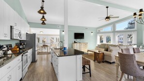 House, Multiple Beds, Pool Access, Pool View (All Decked Out on 30A) | Private kitchen | Fridge, microwave, oven, stovetop - Your Ideal Beach Getaway With Private Pool, Game Room and Close to Beach! (Santa Rosa Beach)