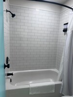 Family Double Room, Non Smoking, Private Bathroom | Bathroom | Shower, hair dryer, towels, soap