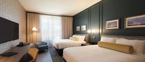 Doppelzimmer, 2 Queen-Betten, Nichtraucher, Stadtblick