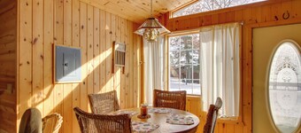 Boat Dock & Fire Pit: Waterfront Home in Crosslake
