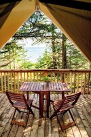 Tent -7, Queen Bed, Sea View | Terrace/patio