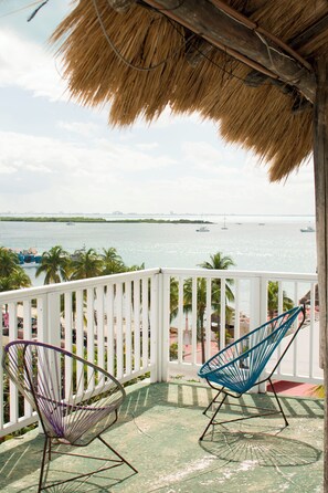 Rooftop terrace - Balu Hotel   (Isla Mujeres)