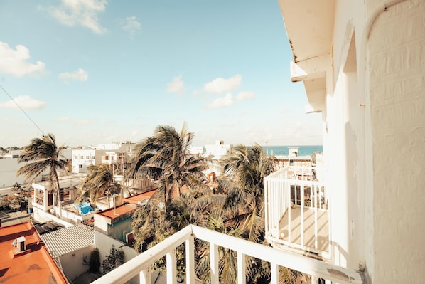 Basic Double Room, Balcony, Partial Ocean View | Free WiFi - Balu Hotel (Isla Mujeres)
