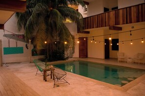 Living area - Balu Hotel   (Isla Mujeres)