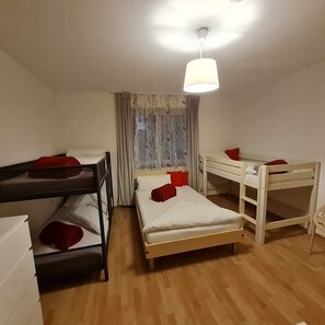 3 habitaciones, wifi y ropa de cama