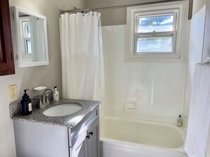 Hair dryer, towels