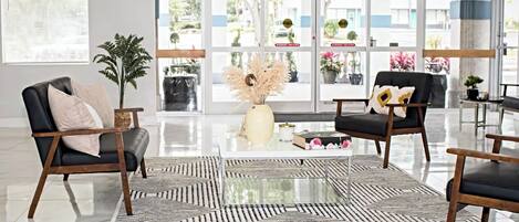 Lobby sitting area