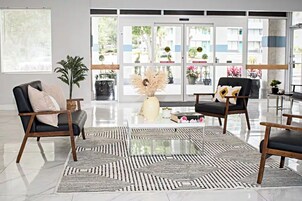 Sala de estar en el lobby