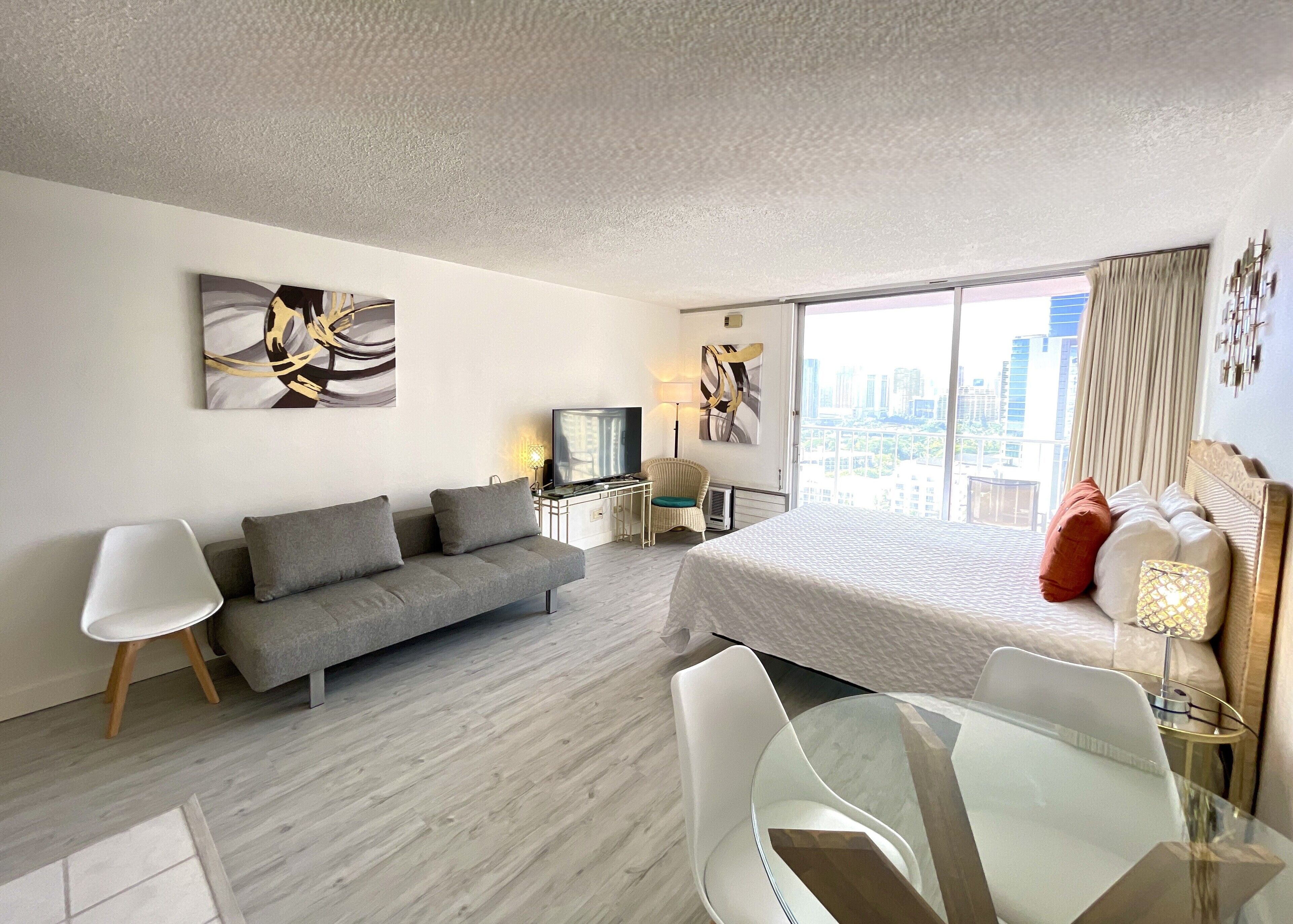 1 soverom, strykejern/-brett, wi-fi og sengetøy