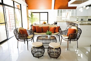 Interior - Step into an A-Frame home, where white tropical design meets ultimate comfort. (Bolinao)