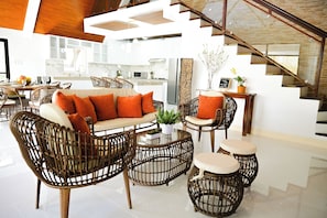 Interior - Step into an A-Frame home, where white tropical design meets ultimate comfort. (Bolinao)