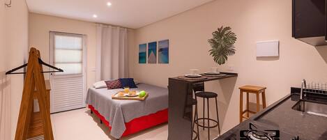 Studio, 1 Double Bed, Private Bathroom