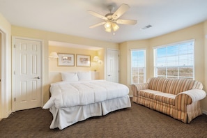 2 bedrooms, iron/ironing board, bed sheets