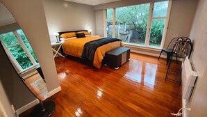 Skrivebord, strykejern/-brett, wi-fi og sengetøy