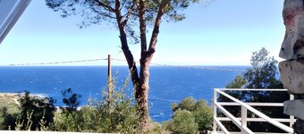 Villa 'Villetta Macchia Mediterranea' con vistas al mar, Wi-Fi y aire acondicionado