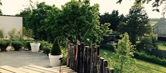 Modern house Proche Mer Langueux' with Private Terrace and Wi-Fi