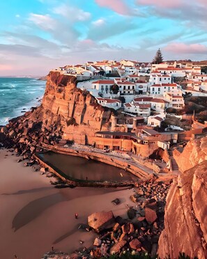 Aerial view - Holiday Home 'Mar E Sol' with Sea View, Private Terrace and Wi-Fi (Colares)