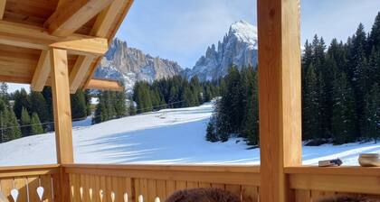 Chalet "SilvesterhĂŒtte" avec vue sur les montagnes, terrasse privĂ©e et Wi-Fi