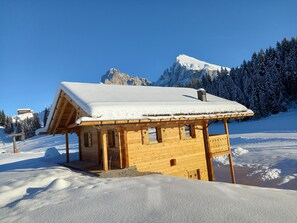 Exterior - Chalet 'Silvesterhütte' with Mountain View, Private Terrace and Wi-Fi (Seiser Alm)