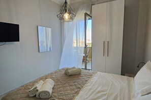 2 slaapkamers, een strijkplank/strijkijzer, wifi, beddengoed