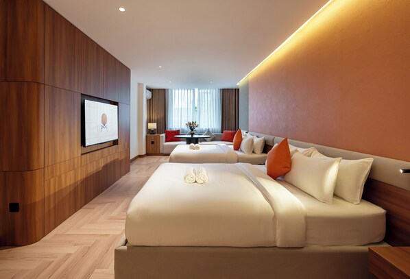 Caja de seguridad en la habitación, wifi gratis y ropa de cama