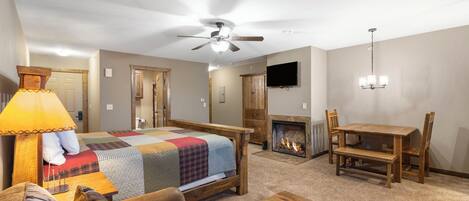 1 habitación, tabla de planchar con plancha, wifi gratis y ropa de cama