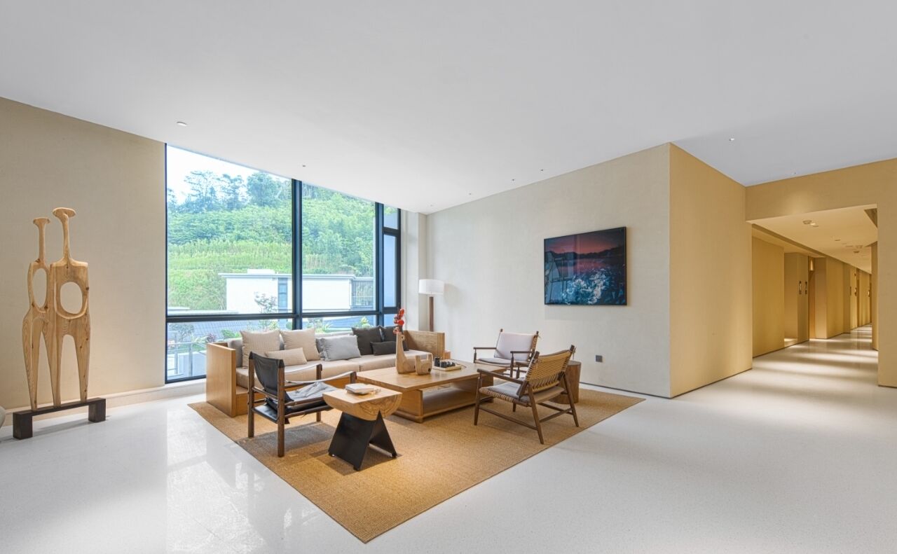 Sala de estar en el lobby