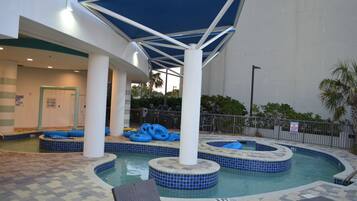 Indoor pool, outdoor pool