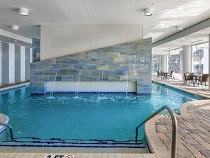 Indoor pool, outdoor pool