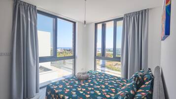 5 bedrooms, iron/ironing board, travel cot, Internet