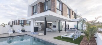 Protaras Aqua Pearl Villa AQ18 -  a villa that sleeps 9 guests  in 4 bedrooms