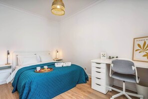 1 bedroom, iron/ironing board, travel crib, free WiFi