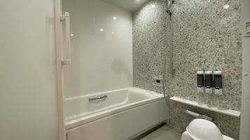 Hair dryer, towels