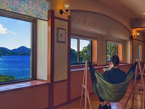 Interior - Smoking Ocean Sanshiro Island View 10 tatami mats Two meals included / Kamo-gun Shizuoka (Kamo-gun)