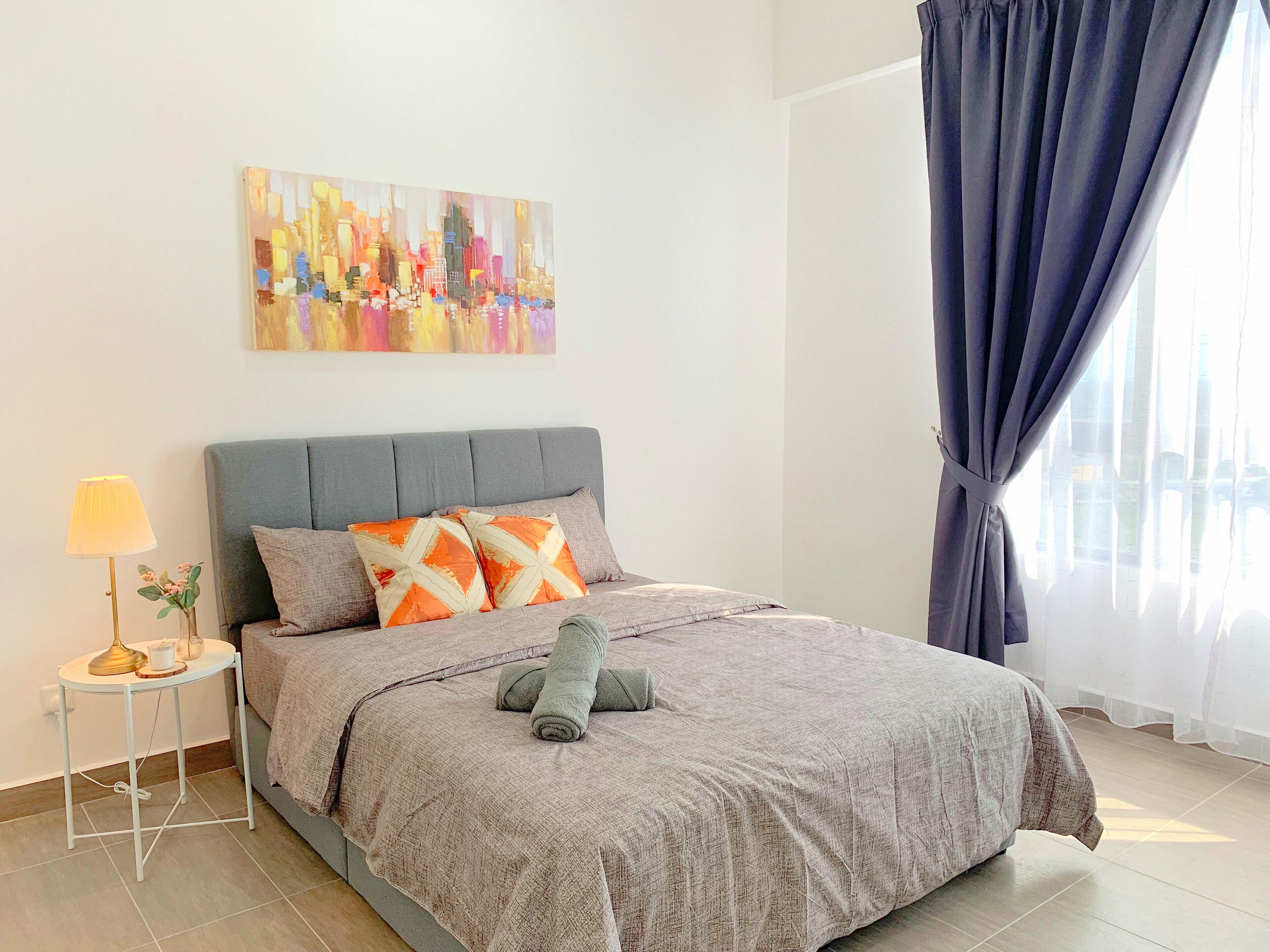 2 bedrooms, iron/ironing board