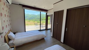 2 slaapkamers, een bureau, gratis wifi, beddengoed