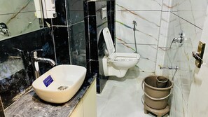 Premium Room | Bathroom | Shower, free toiletries, towels, soap - Hotel RK (Indore)