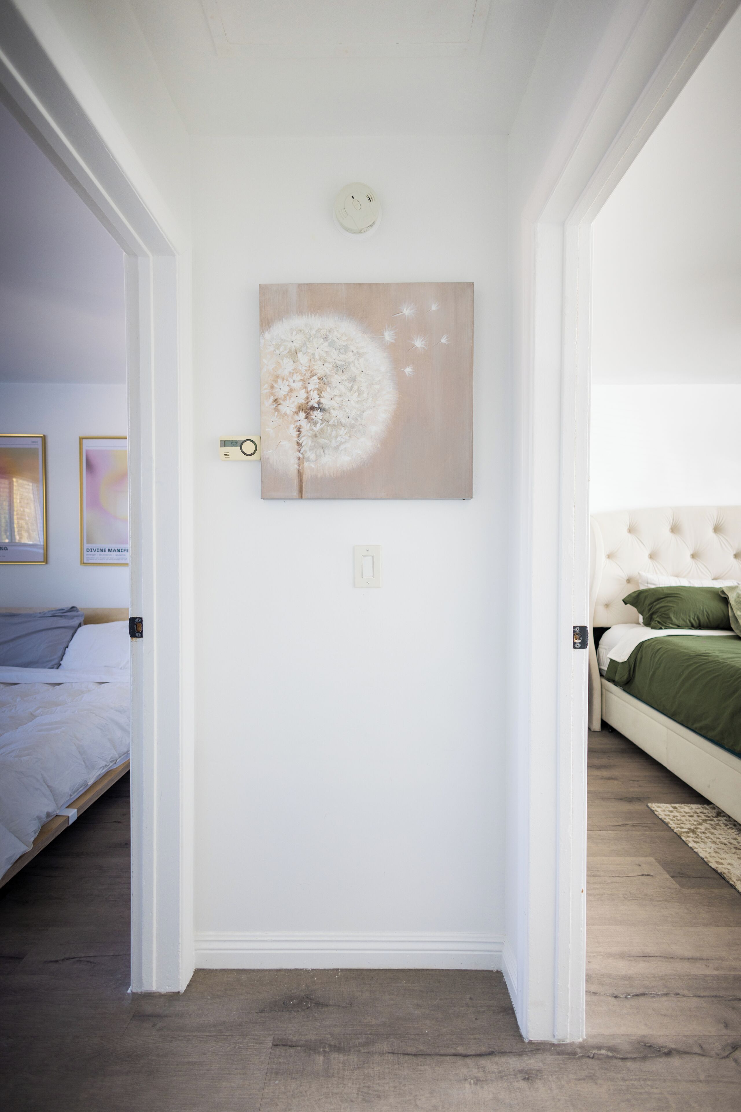 2 habitaciones, tabla de planchar con plancha, wifi y ropa de cama 