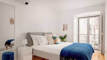 City appartement, 2 slaapkamers, niet-roken | 2 slaapkamers, een strijkplank/strijkijzer, gratis wifi