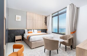 Dobbeltrom | Sengetøy i egyptisk bomull, sengetøy av topp kvalitet og minibar