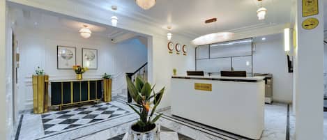 Sala de estar en el lobby