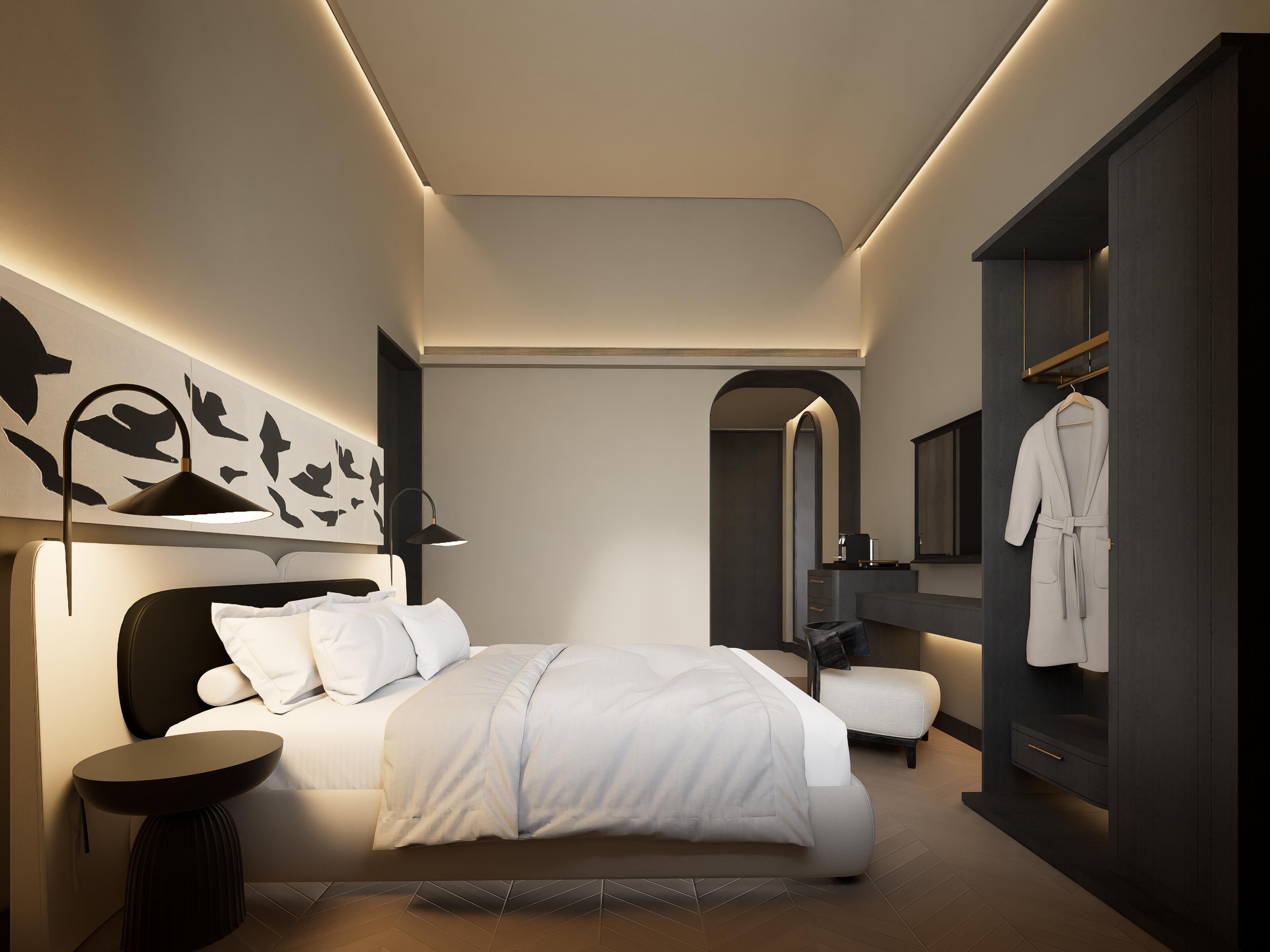 Familie suite | Luxe beddengoed, een minibar, individueel gedecoreerd