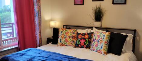 1 bedroom, iron/ironing board, Internet, bed sheets