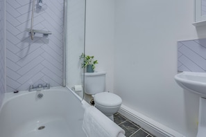 Shower, hair dryer