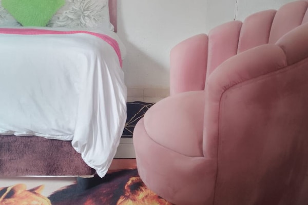 Comfort Double Room, Balcony, Garden View | Bathroom | Shower, slippers, towels, soap