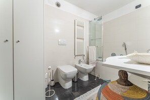 Shower, hair dryer, bidet