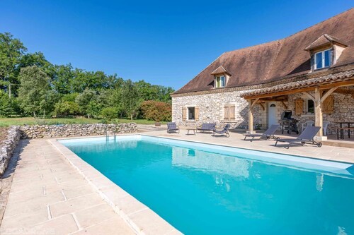Authentique Maison de Charme WIFI Netflix Swimming pool 10 pers